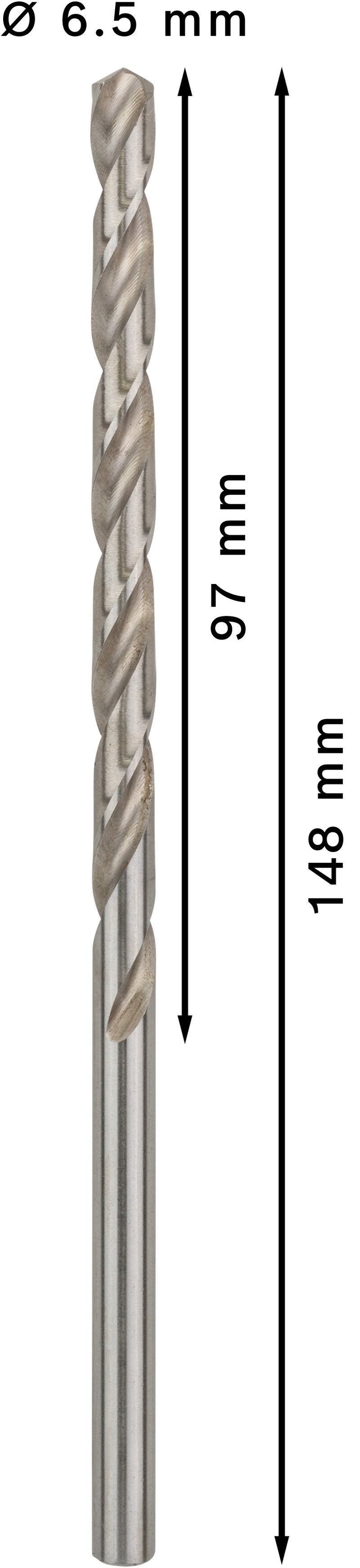 Bosch HSS-G DRILL LONG 6.5MM X 148MM