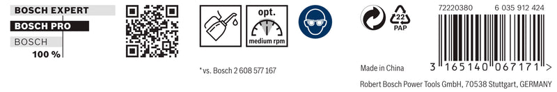 Bosch HSS-G DRILL LONG 8.0MM X 165MM