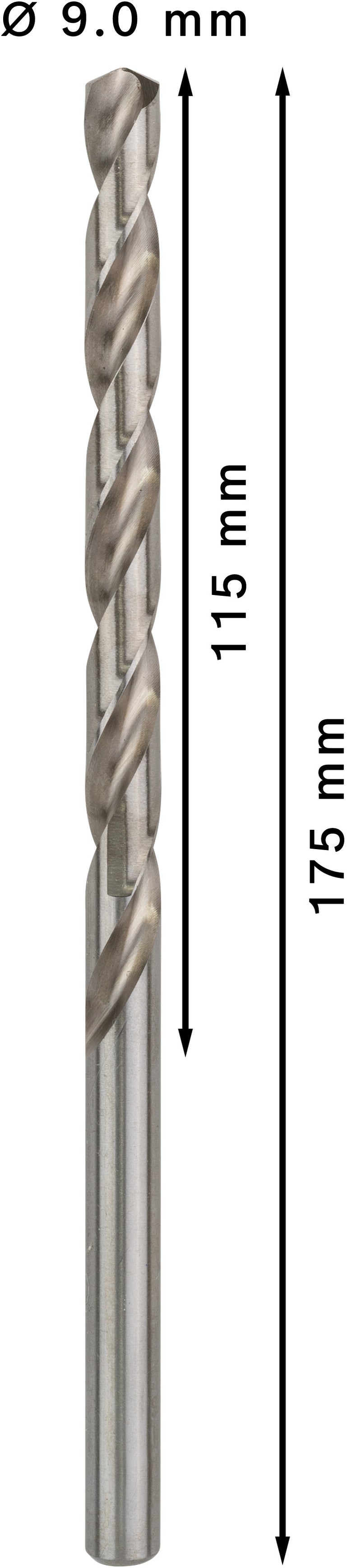 Bosch HSS-G DRILL LONG 9.0MM X 175MM