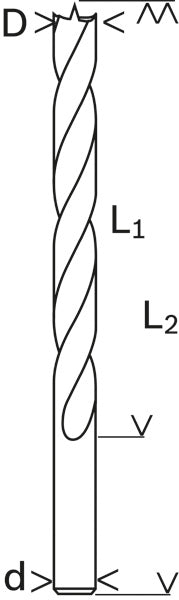 Broca para madeira Bosch Machine 12x250mm