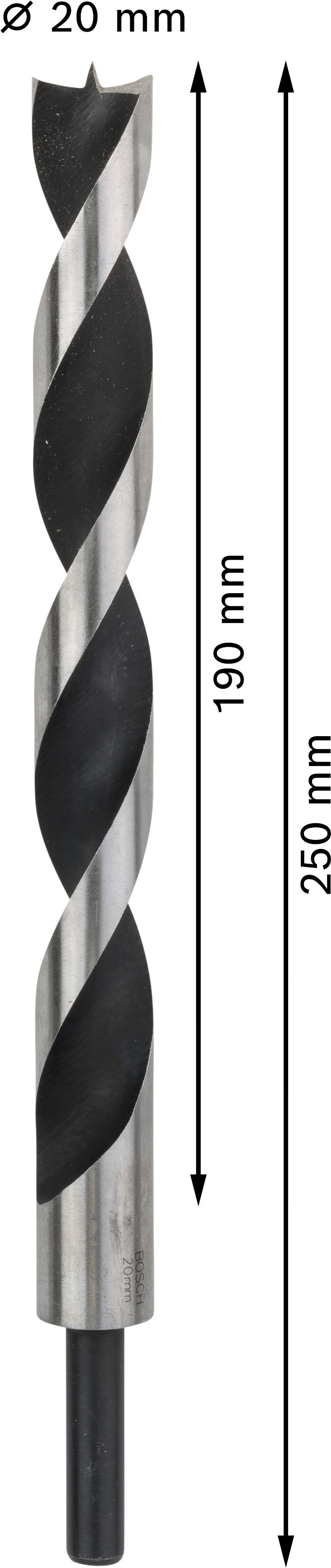 Broca para madeira Bosch Machine 20x250mm