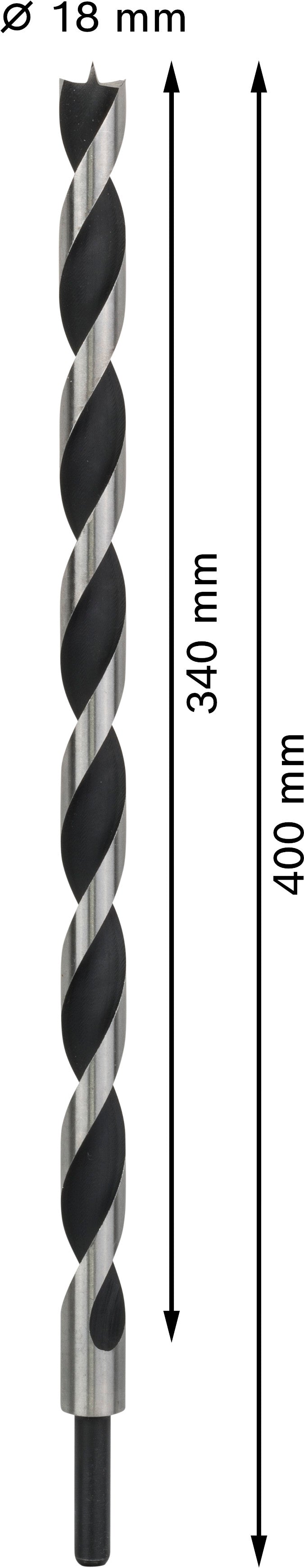 Broca para madeira Bosch Machine 18x400mm