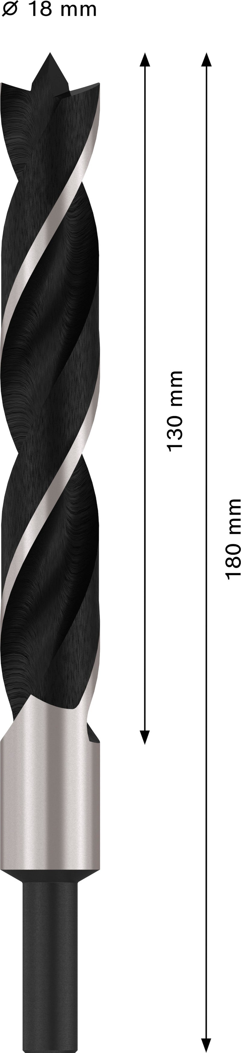 Broca para madera Bosch de 18 mm x 180 mm