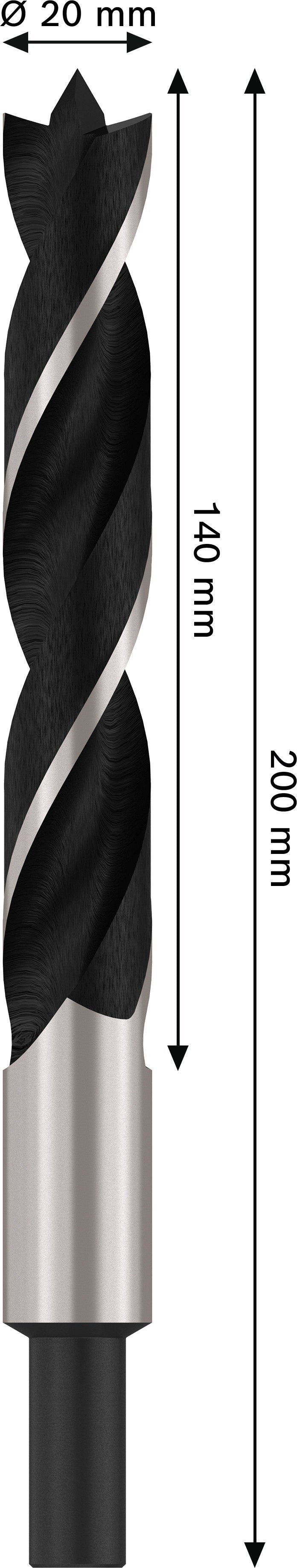 Broca para madera Bosch de 20 mm x 200 mm