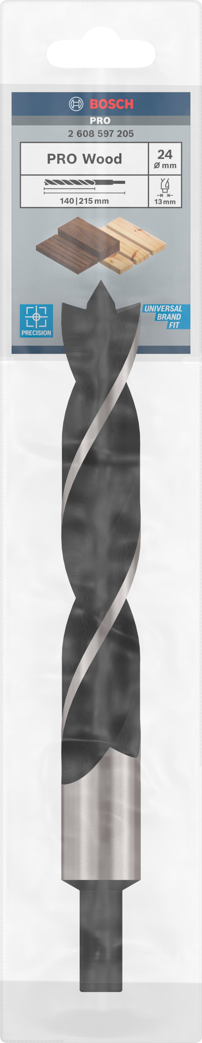 Broca para madera Bosch de 24 mm x 210 mm