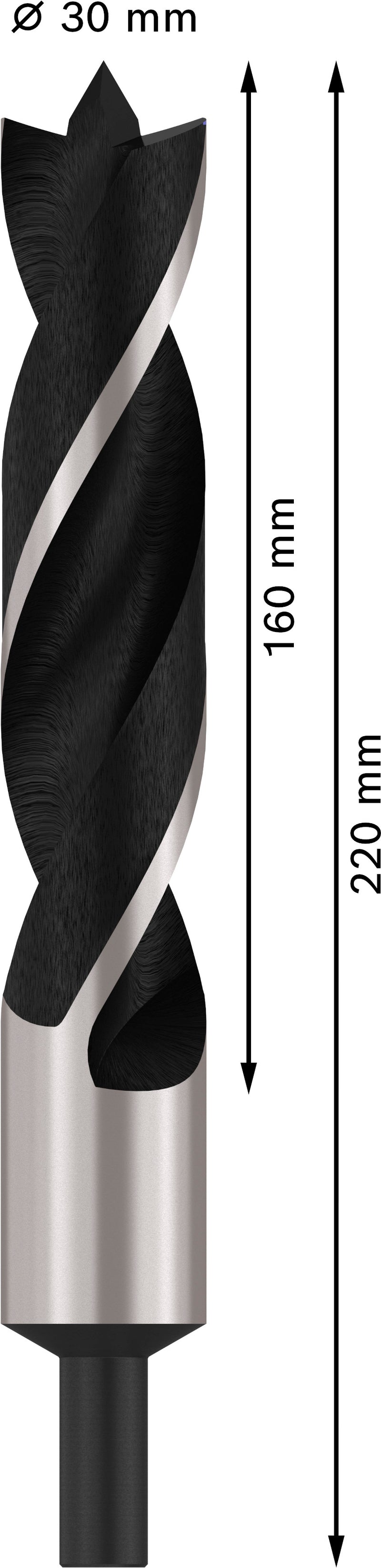 Broca para madera Bosch de 30 mm x 220 mm