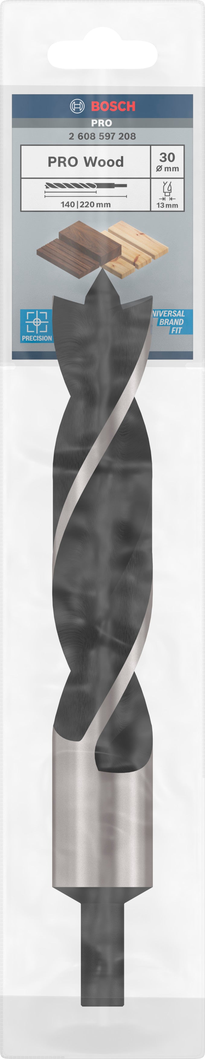 Broca para madera Bosch de 30 mm x 220 mm