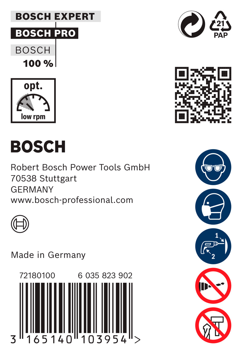 Bosch PRO Wood HSS Formwork Drill Bit, 10 x 87 x 600 mm, SDS plus