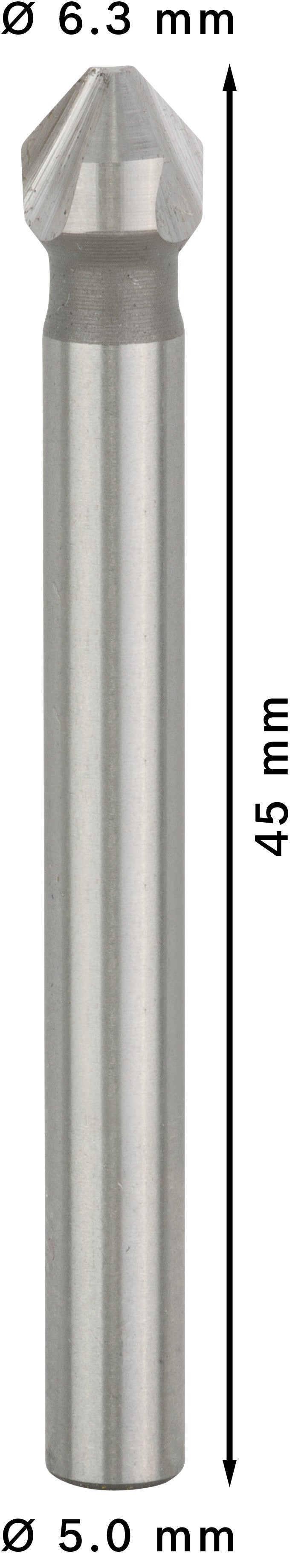 Bosch Taper Countersink Cylin. HSS M3 Ø6,3