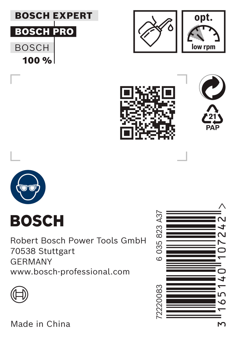 Bosch Taper Countersink Cylin. HSS M10 Ø20,5