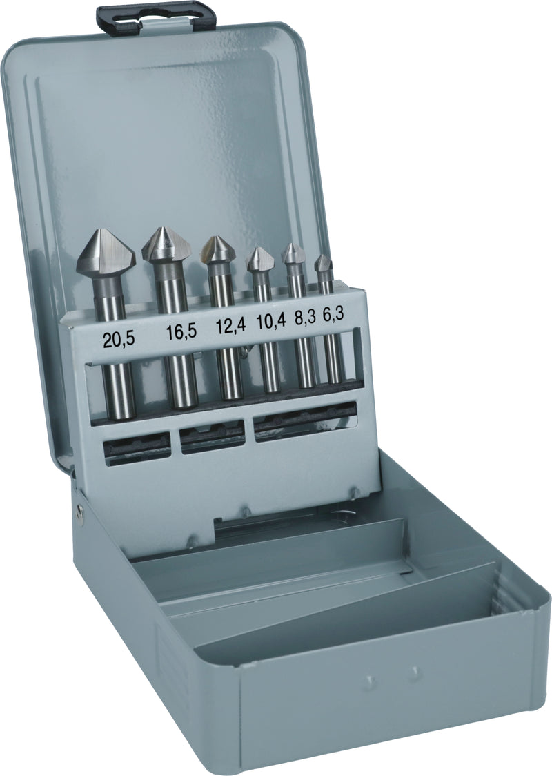 Bosch PRO Soft Metal HSS Countersink Bit Set, 6 pcs.