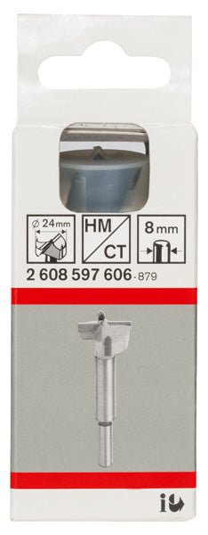 Broca para bisagra Bosch HM, 24 x 90 mm, diámetro 8 mm