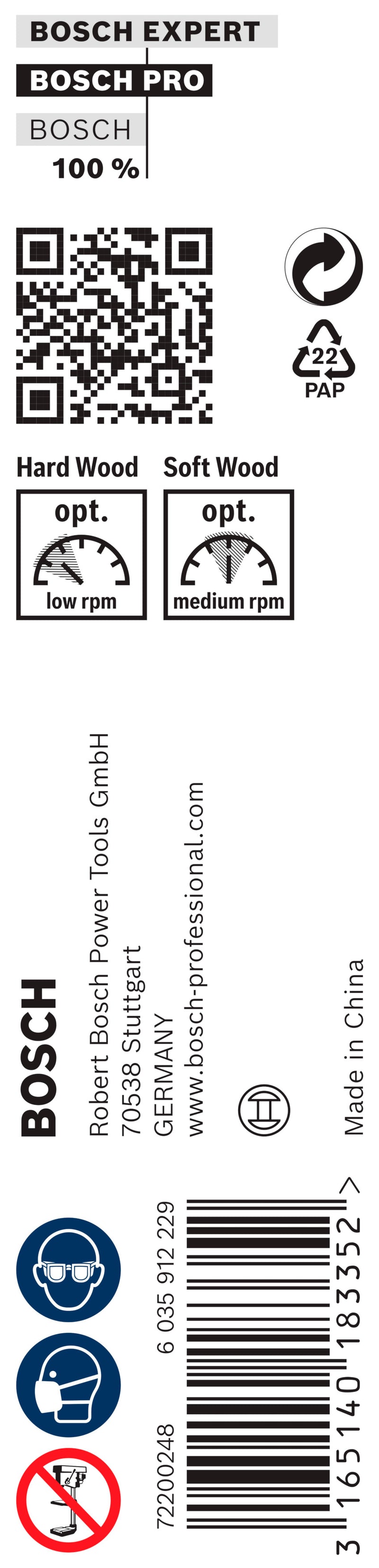 BROCA DE TRADO Bosch 12 X 235 MM