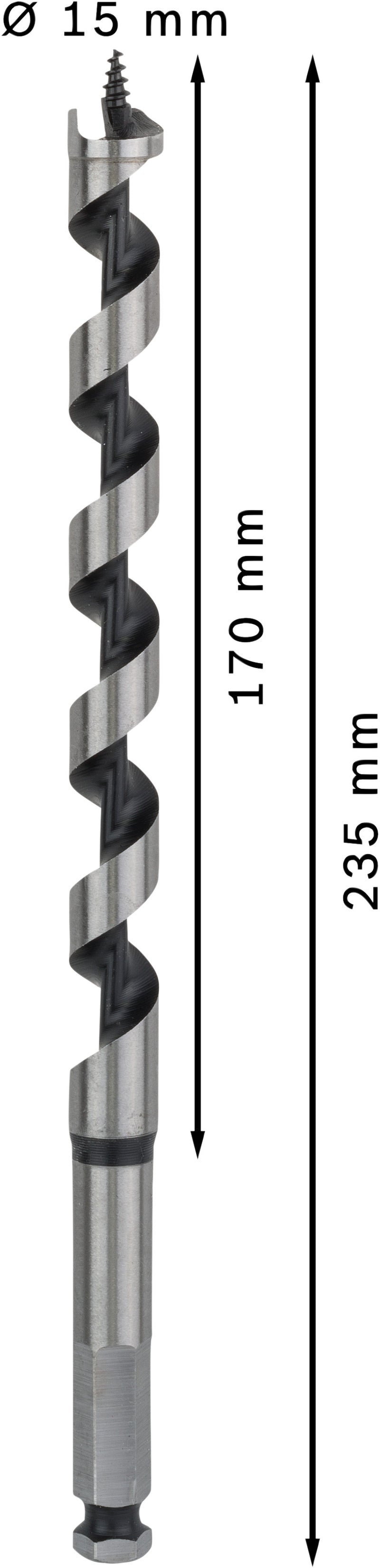 Bosch AUGER BIT 15 X 235 MM