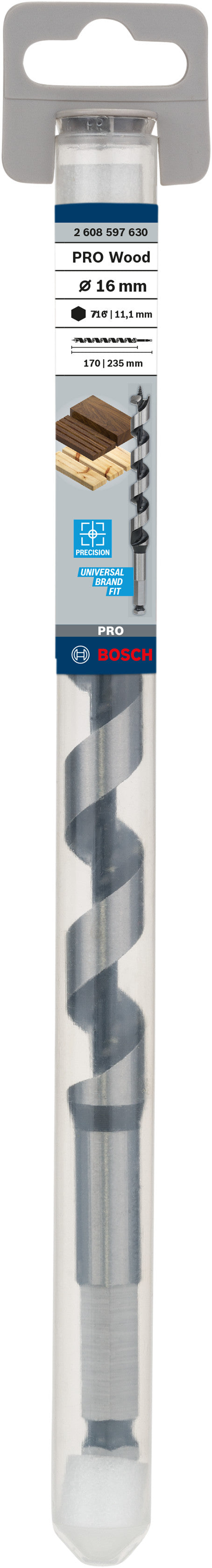 Bosch AUGER BIT 16 X 235 MM