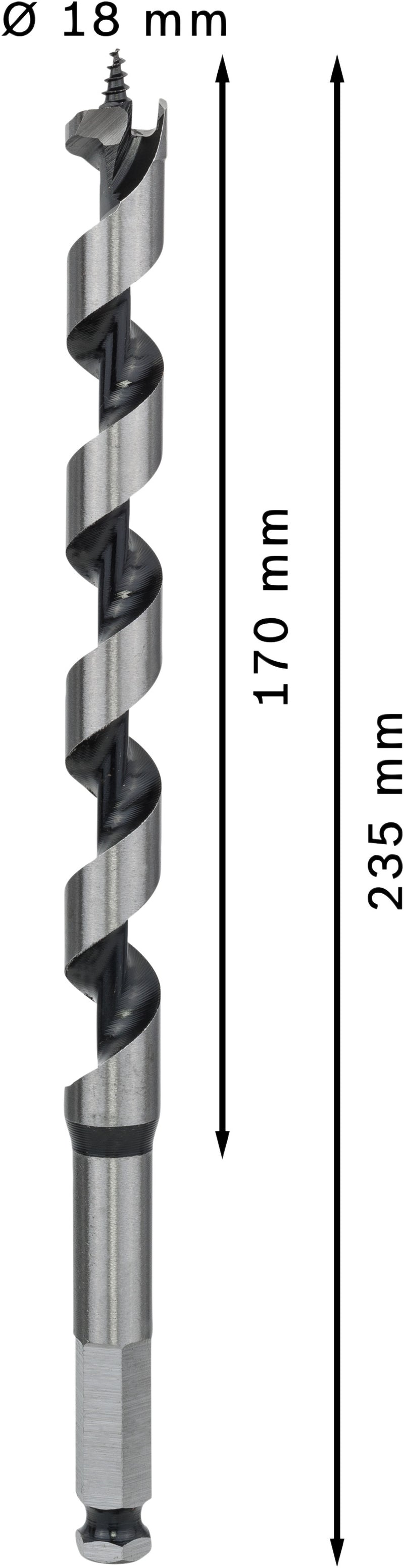 BROCA DE TRADO Bosch 18 X 235 MM