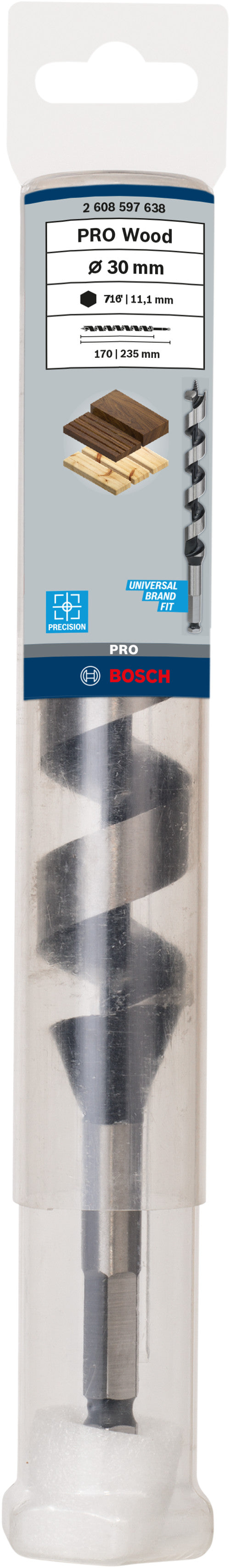 Bosch AUGER BIT 30 X 235 MM