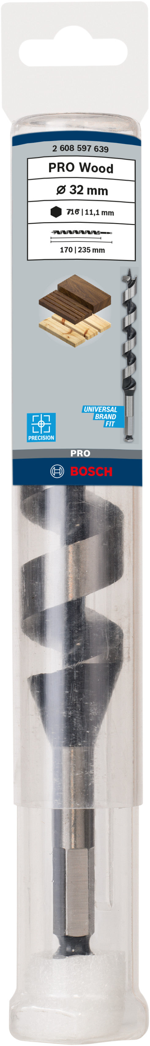 Bosch AUGER BIT 32 X 235 MM