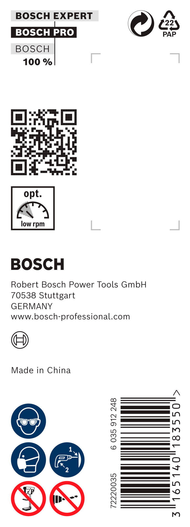 Broca barrena Bosch 20 x 450 mm