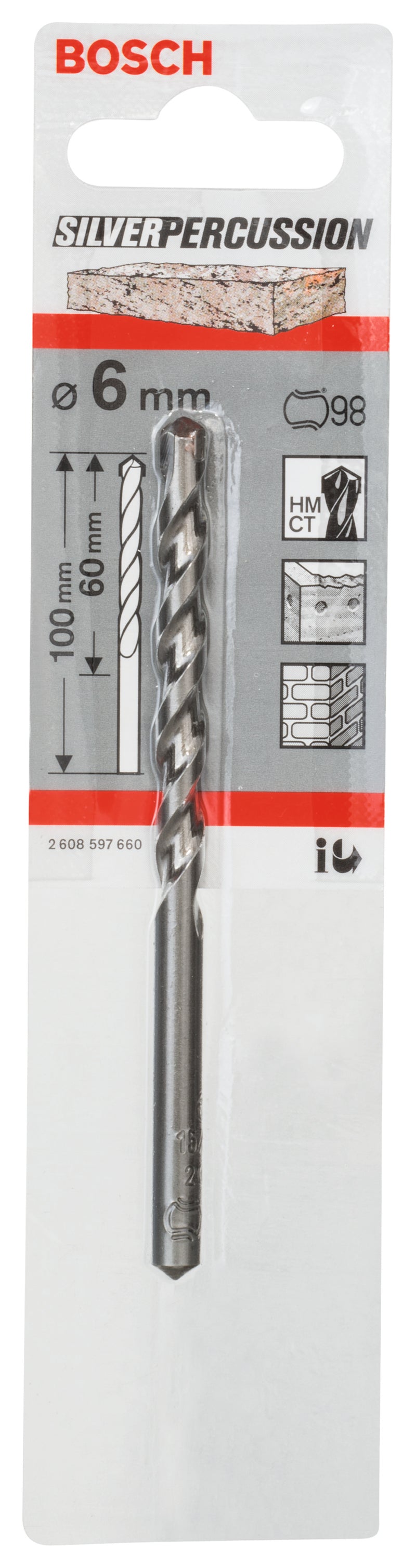 Bosch Carbide-Tipped Drill 6X100