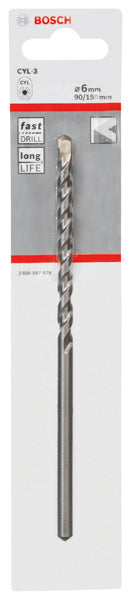 Bosch Carbide-Tipped Drill 6X150