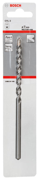 Bosch 7Mm X 150Mm Silver Percussion Drill Bit