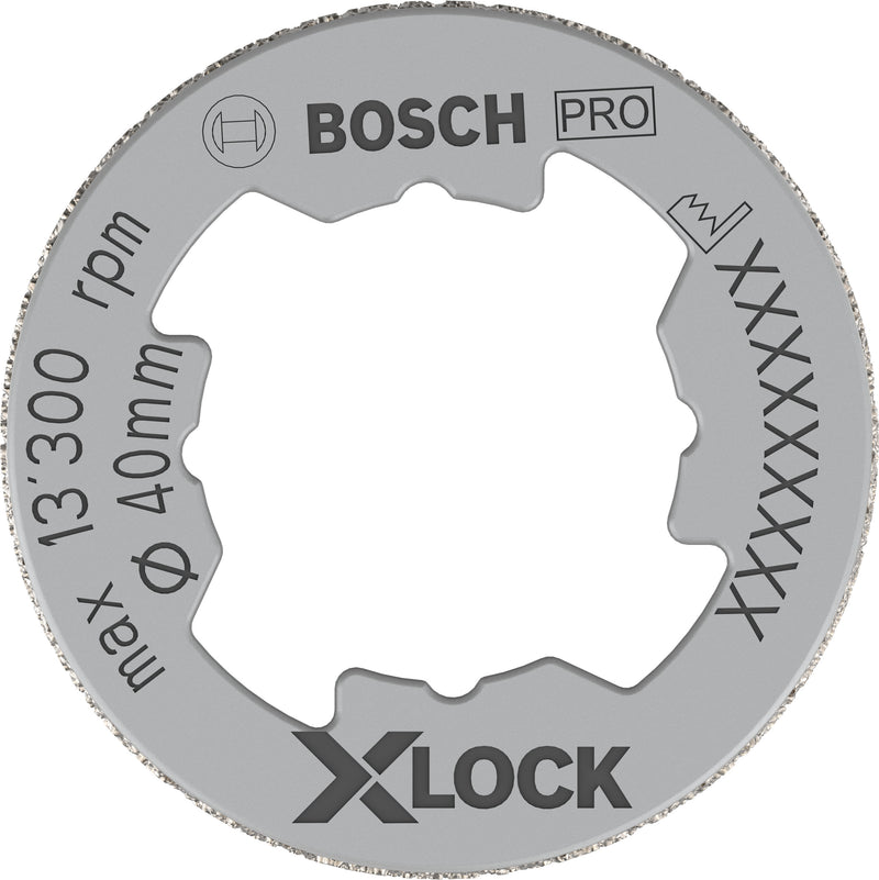 Broca de diamante Bosch X-Lock Dry Speed