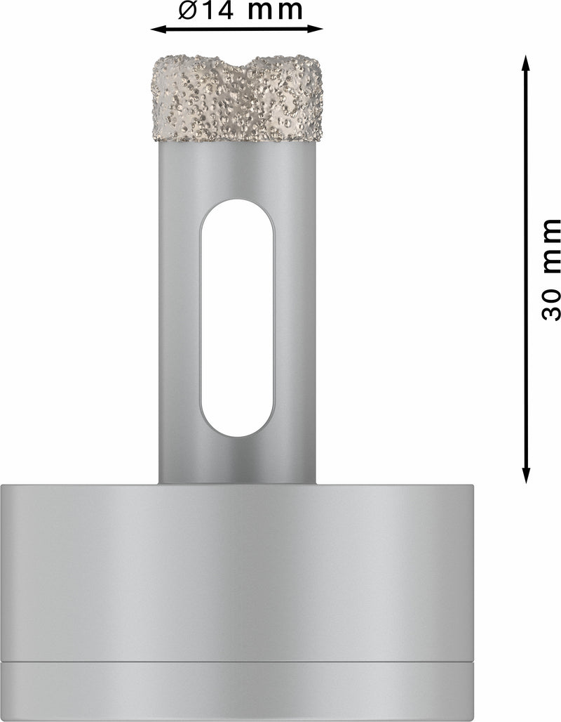 Broca diamantada Bosch X-Lock Dry Speed