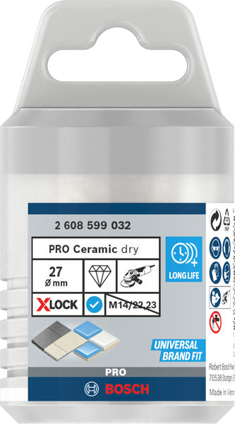 Bosch diamond drill bit X-Lock Dry Speed