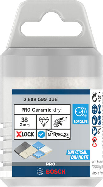 Bosch diamond drill bit X-Lock Dry Speed