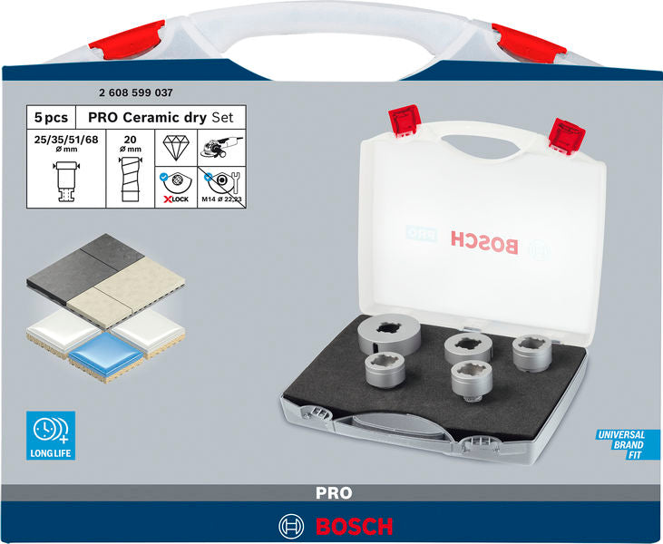 Bosch diamond drill bit X-Lock Dry Speed Set