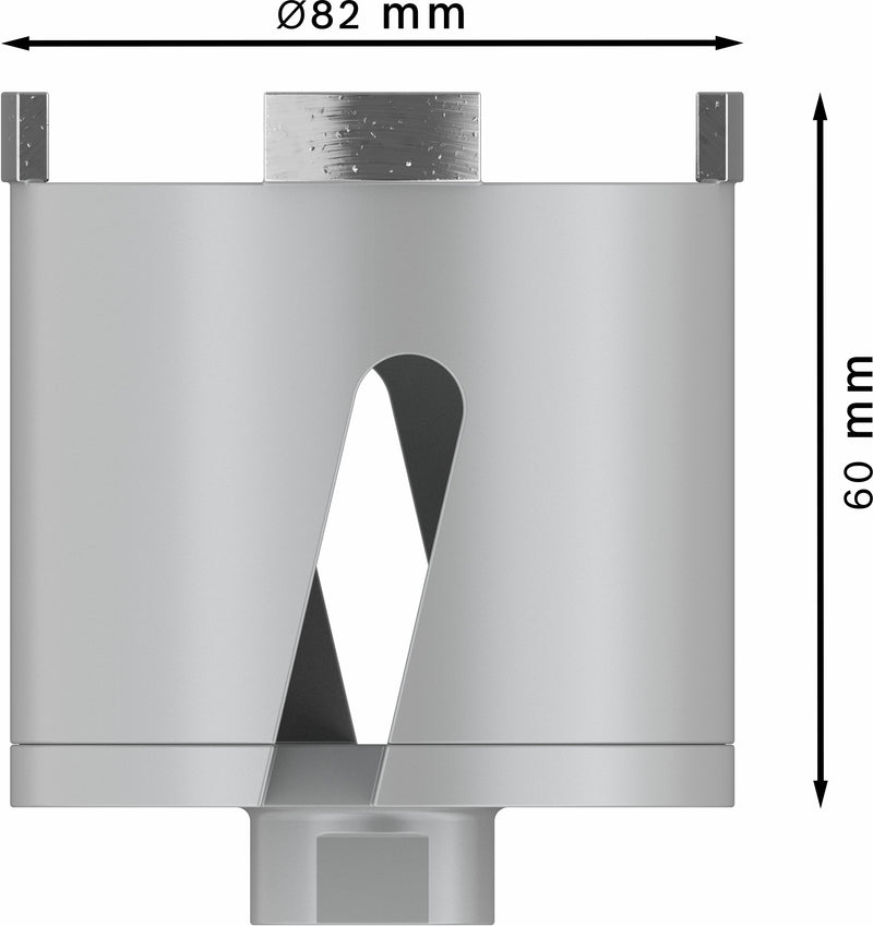 Bosch PRO Socket Core Cutter dry, 82 x 60 mm, M16