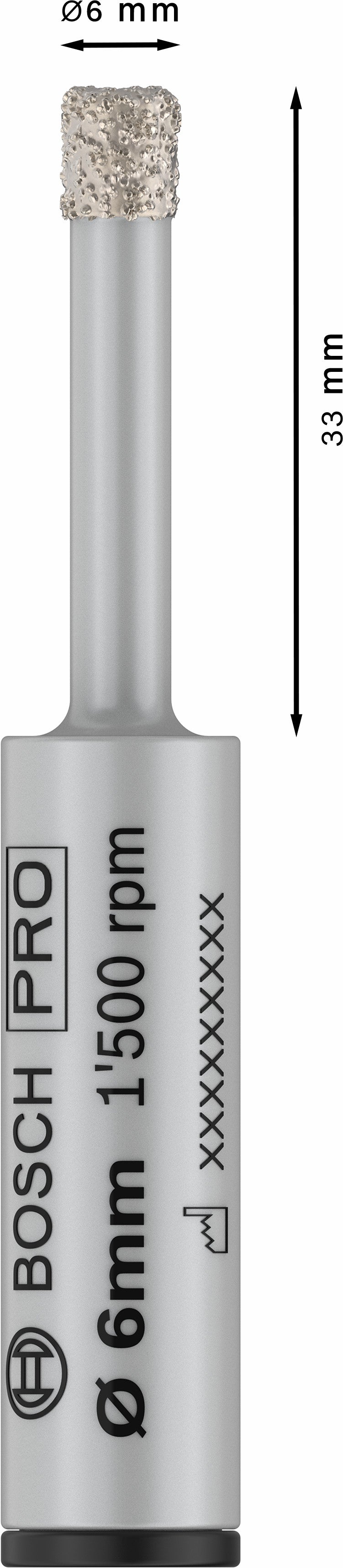 Broca diamantada Bosch PRO Ceramic