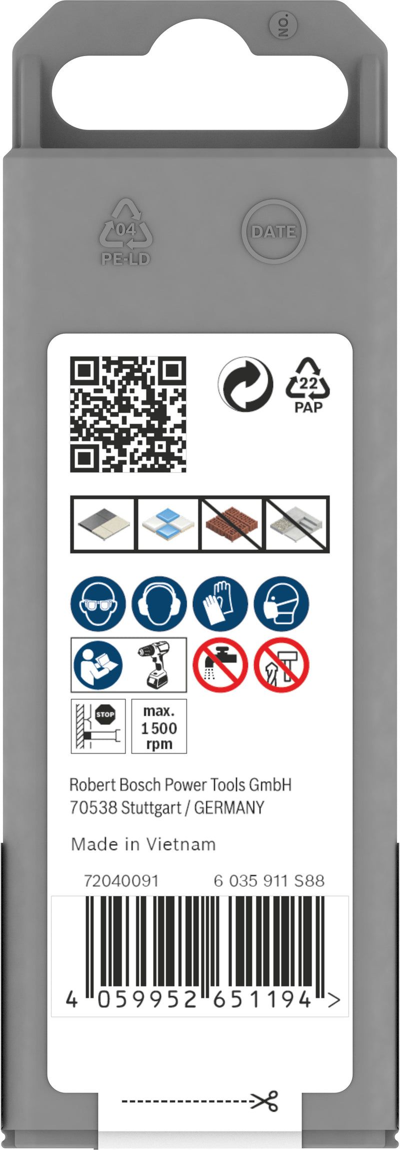 Broca diamantada Bosch PRO Ceramic