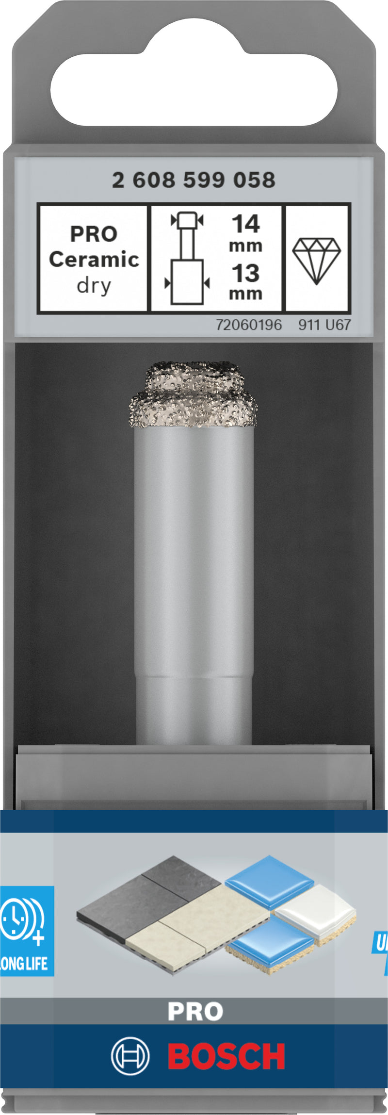 Broca diamantada Bosch PRO Ceramic
