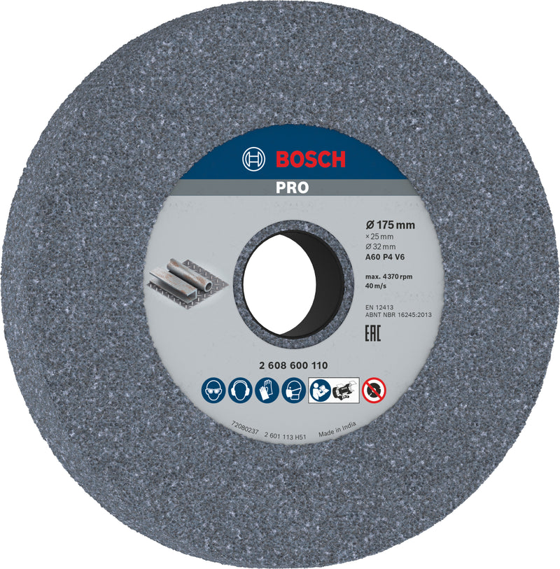 Bosch PRO Metal Grinding Disc, 175 x 25 x 32 mm, G60