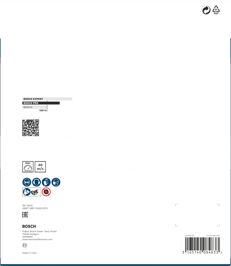 Bosch PRO Metal Grinding Disc, 200 x 25 x 32 mm, G36