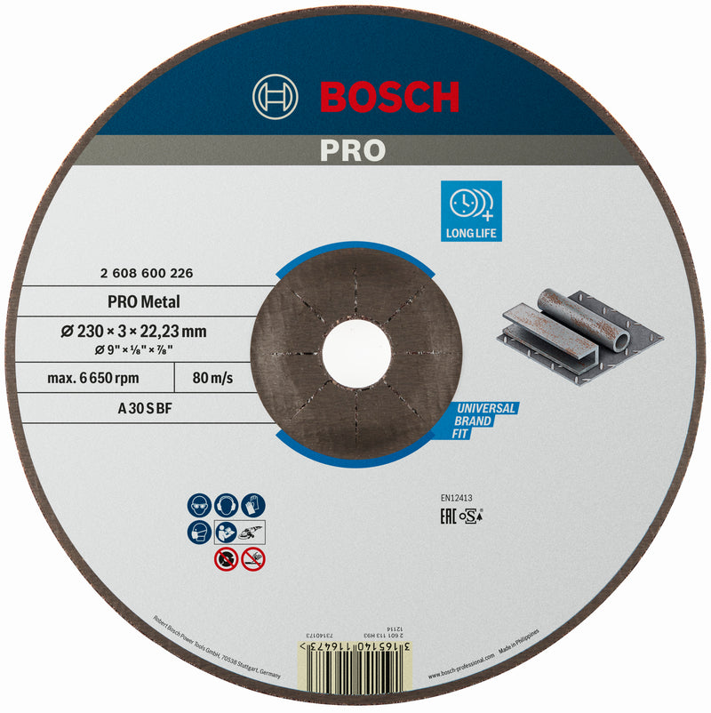 Disco de corte Bosch 281ETAL 230X22