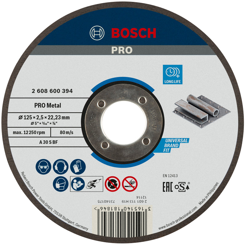 Bosch 125Mm Metal Cutting Disc