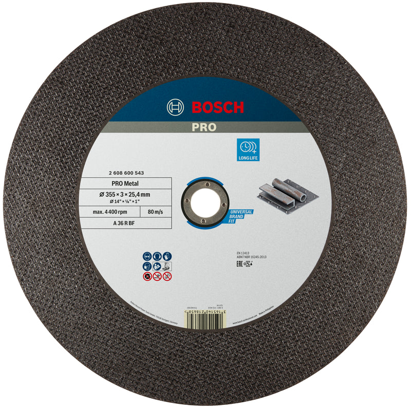 Bosch Expert para cortes rectos de metal, 355x3x