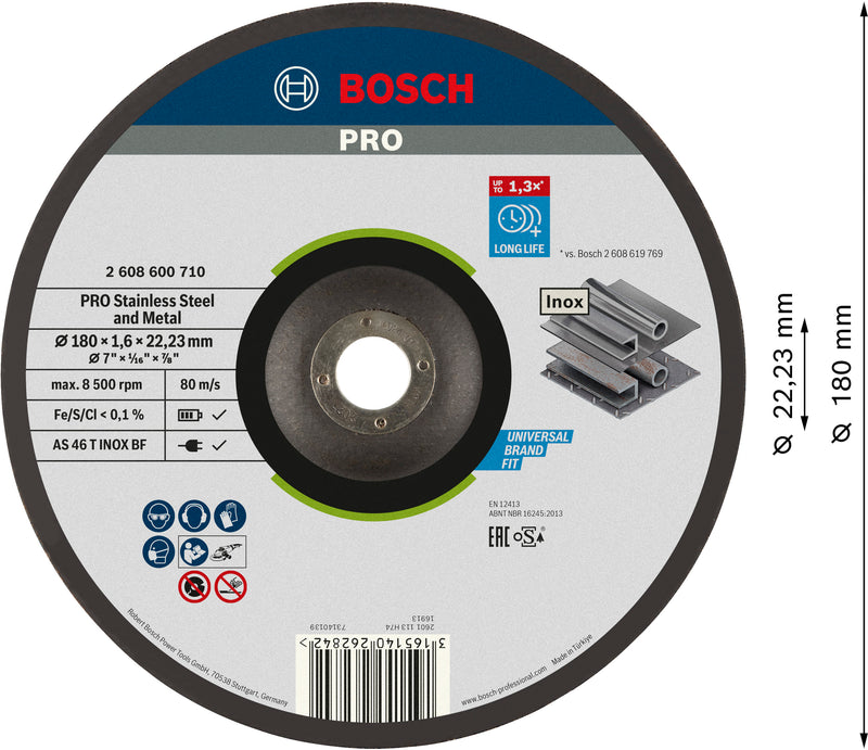 Bosch 180mm Rapido cutting disc dpc