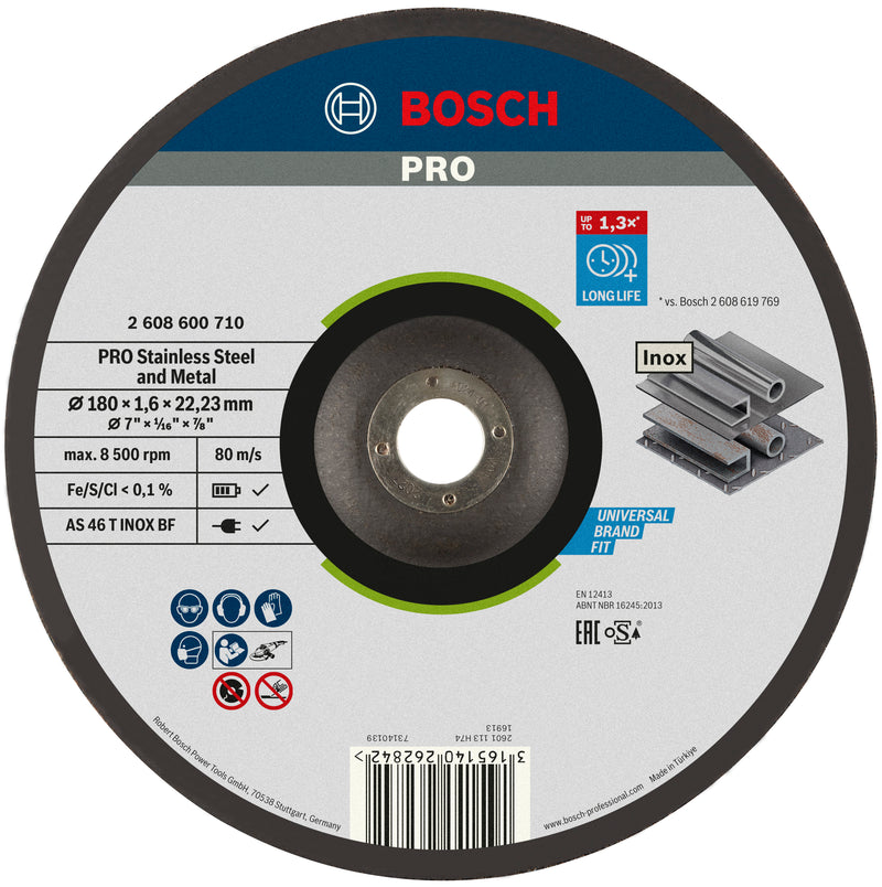 Bosch 180mm Rapido cutting disc dpc