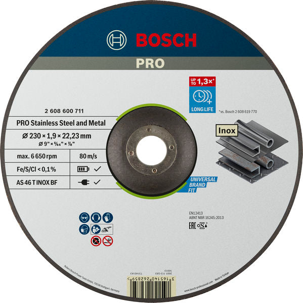 Bosch 230mm Rapido cutting disc dpc