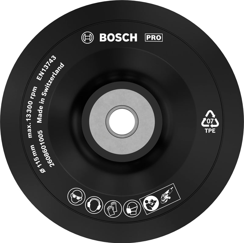 Plato de soporte Bosch de 115 mm, 1 unidad