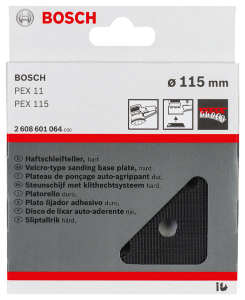 Plato de soporte Bosch de 115 mm de alto, 1 unidad