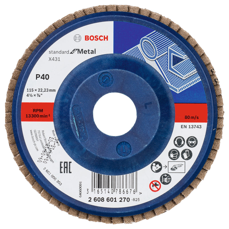 Bosch Flap Disc SfM,115mm,G40,1x