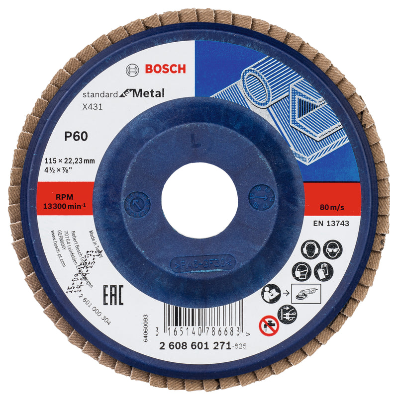Bosch Flap Disc SfM,115mm,G60,1x