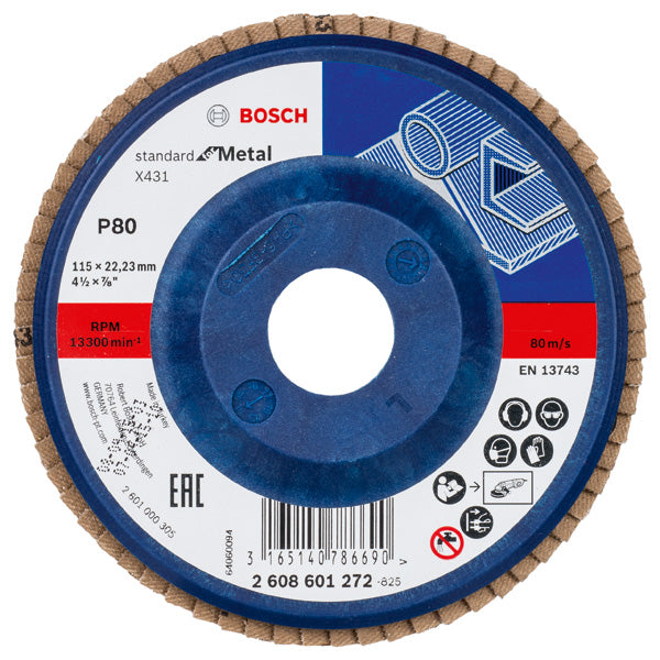 Disco de aba Bosch SfM, 115 mm, G80, 1x