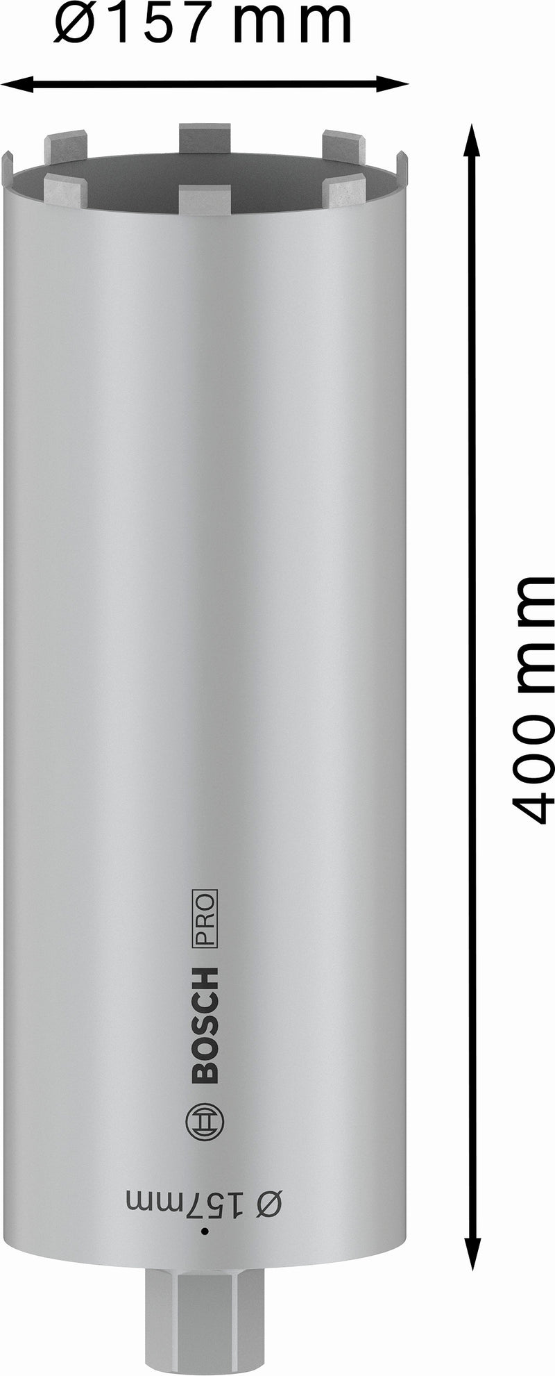 Bosch PRO Core Cutter dry drill, 157 x 400 mm, 1 1/4 inch UNC