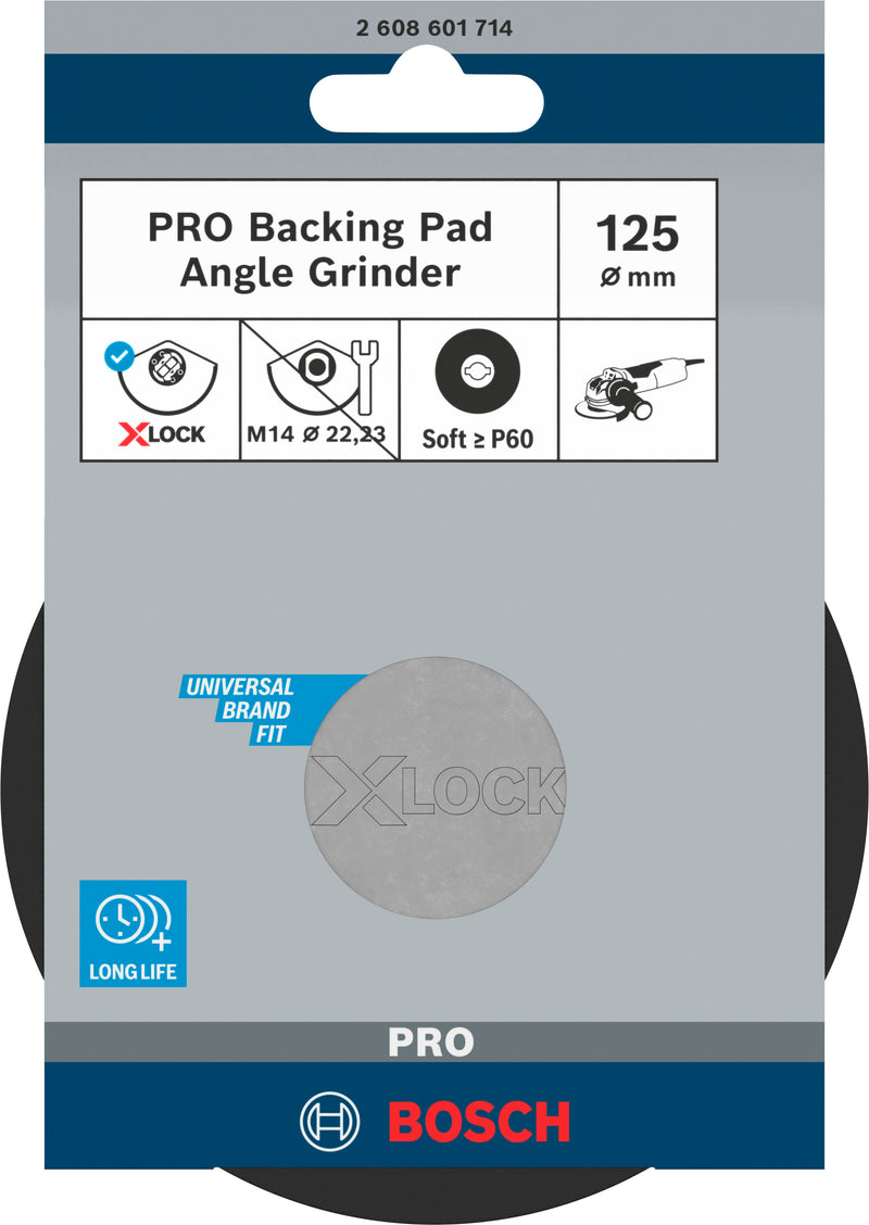Bosch Backing Pad X-LOCK 125 mm soft
